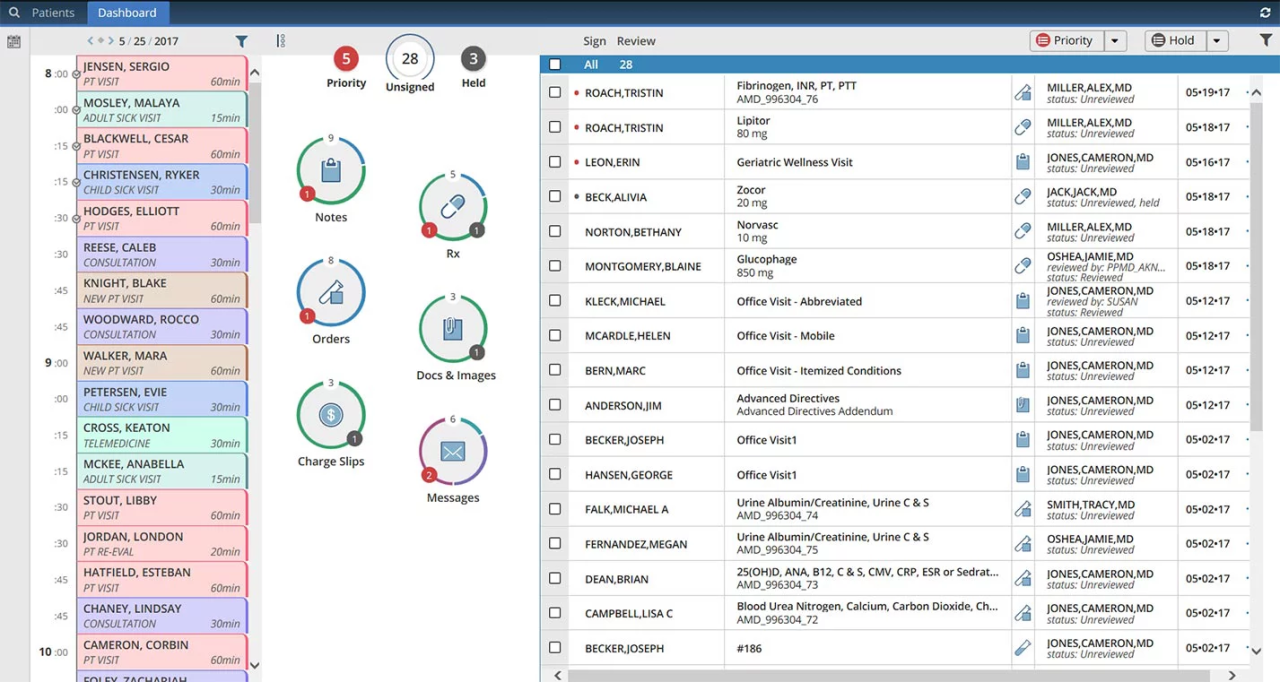 Home health electronic medical records software